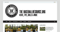 Desktop Screenshot of baseballresource.org